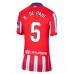 Atletico Madrid Rodrigo De Paul #5 Hjemmedrakt Dame 2024-25 Kortermet